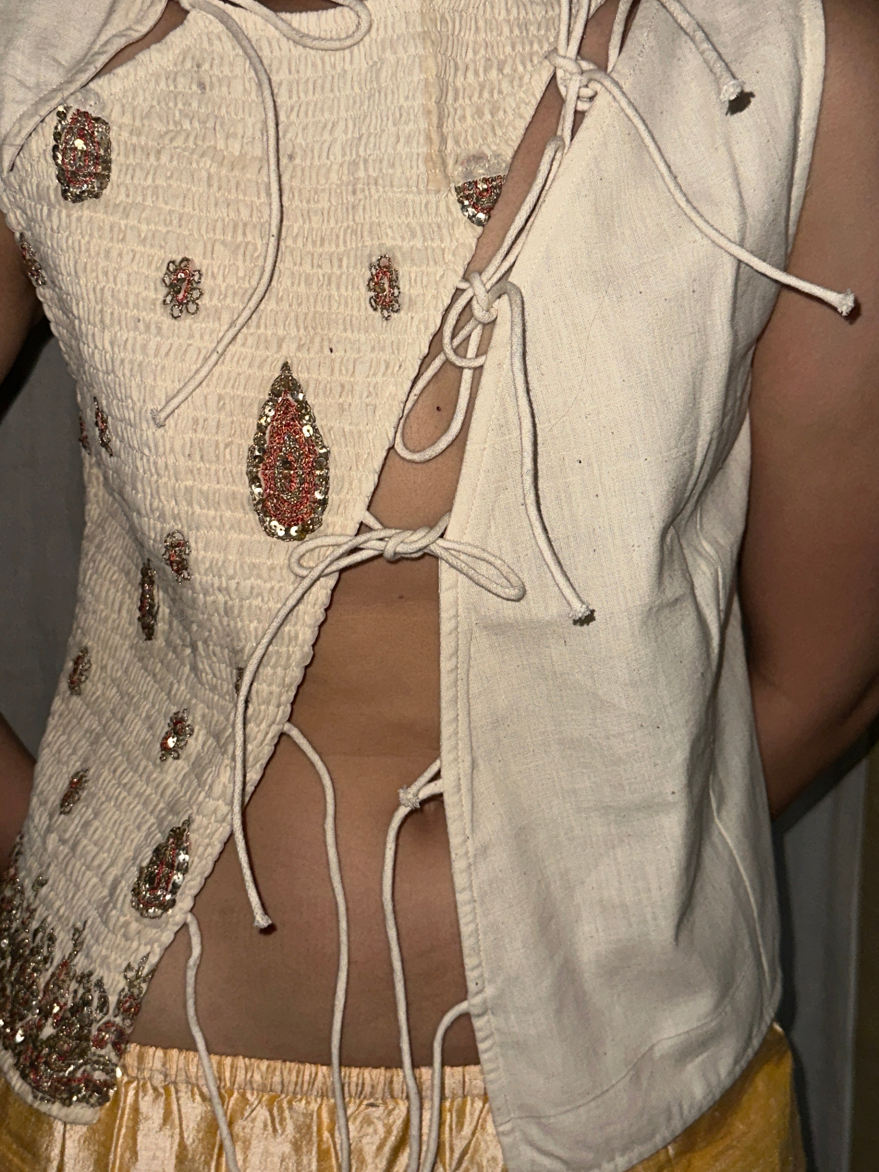 White Chesta Top