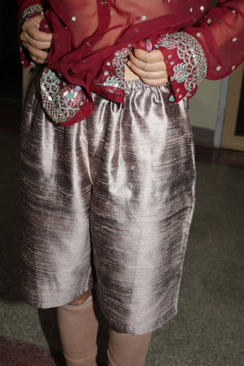 Grey Ghutni Shorts